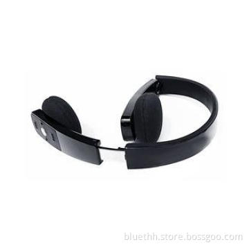 Handsfree A2DP Black Mini Foldable Bluetooth Headphones For